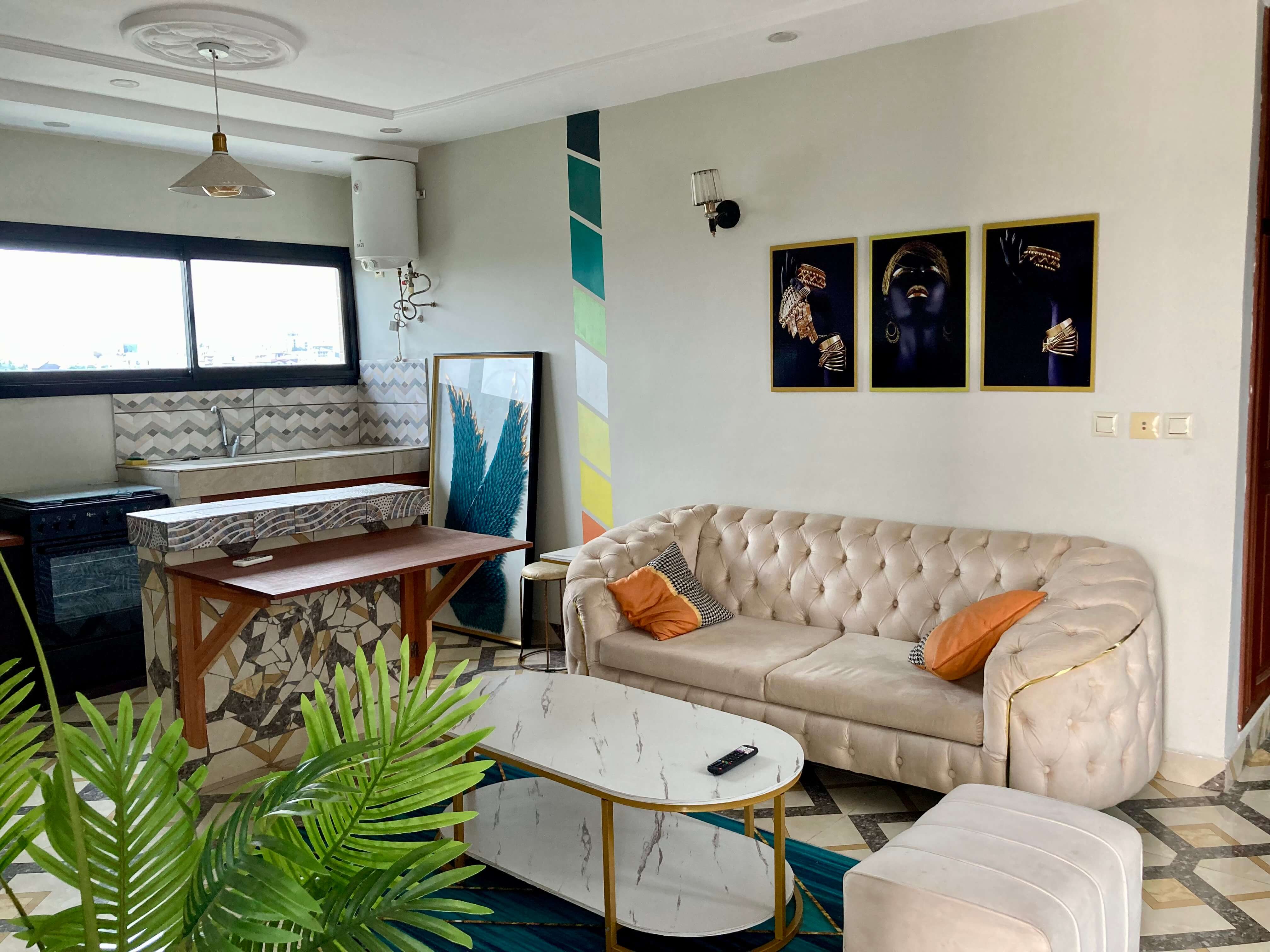 Appartement Meublé de rêve Chez BINTA